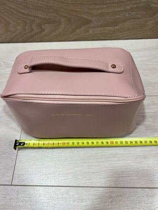Neceser Viaje Rosa Piel Sintética Impermeable