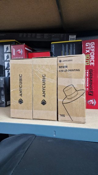 x3 Resina Anycubic High Speed Gris