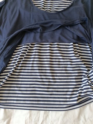 Camiseta tipo marinero doble capa de Md'M