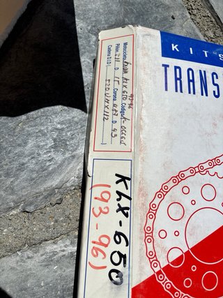 Kit Transmisión Kawa KLX 650 JT DID
