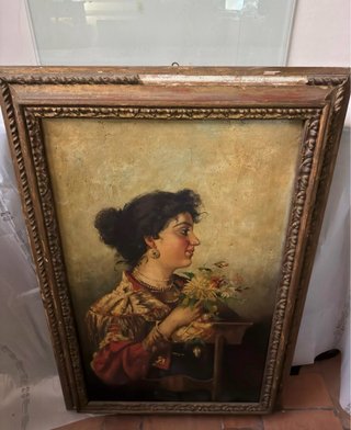 Quadro Ritratto Donna Fine '800