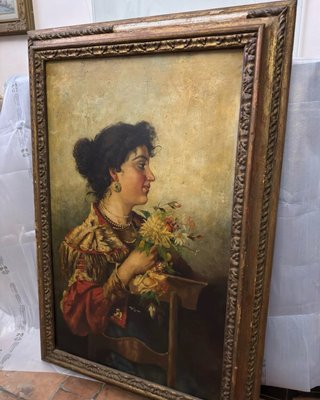 Quadro Ritratto Donna Fine '800