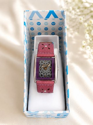 Reloj Roxy Morado y Dorado Sin Uso