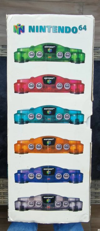 Nintendo 64 Blu Trasparente
