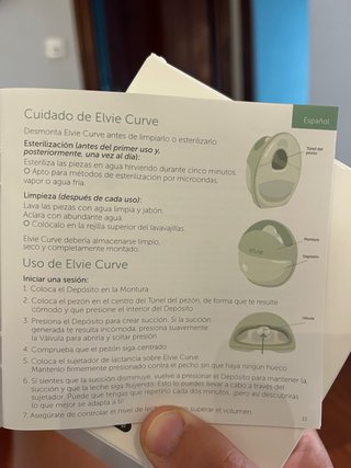 Elvie Curve - Sacaleches Silicona Manos Libres
