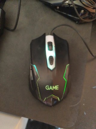 Ratón Gaming GAME PK200 USB Negro/Gris
