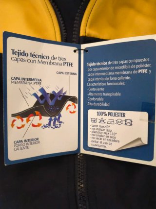 Cazadora softshell