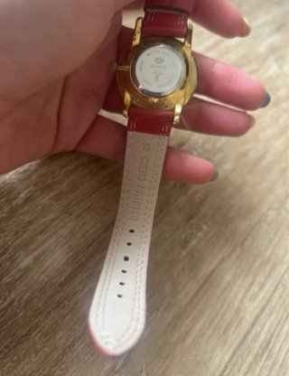 Reloj Marea Dorado y Rojo