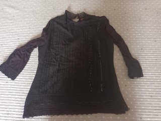 Camisa negra Cortefiel talla M