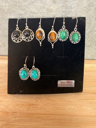Pendientes Plata Ley 925 con Piedras