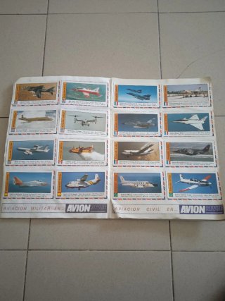 Album cromos aviones