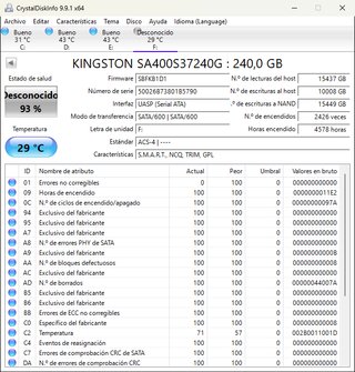 Disco Duro Kingston SSD 240GB