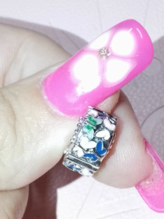 Lote 2 Clips Pandora Mariposas Ticket