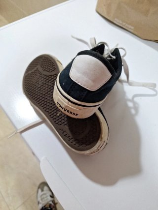 Tenis Converse niño negro/blanco
