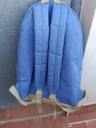 Mochila Roxy Azul y Beige