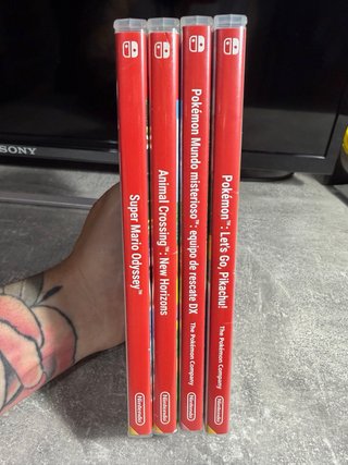 Cajas y portadas Nintendo Switch (sin juegos)