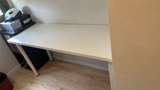 Escritorio blanco 1.45x0.54m