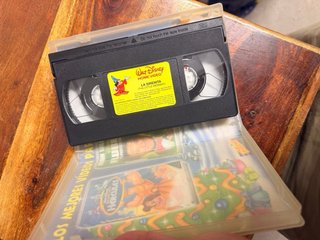 Lote 3 Películas Disney VHS (Español)