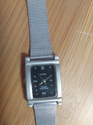 Reloj Philippe Arnol Cuarzo Plata Negro