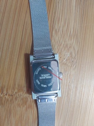 Reloj Philippe Arnol Cuarzo Plata Negro