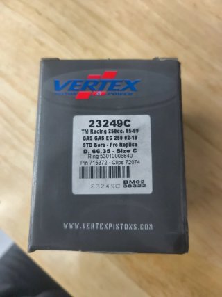 Pistón Vertex 23249C Gas Gas EC 250