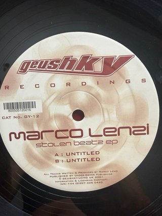Vinilo Marco Lenzi - Stolen Beats EP