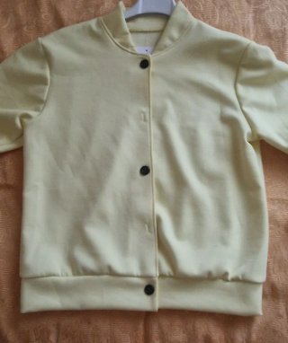Giacca leggera donna gialla