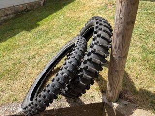 2 Cubiertas Moto Cross Buen Estado