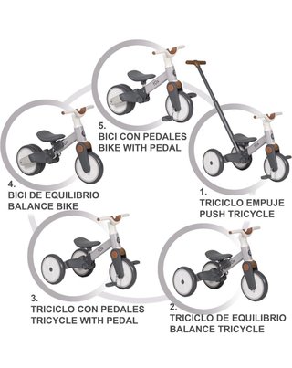Bicicleta evolutiva 5 en 1 (18m-3a) Como nueva