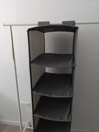 Perchero + organizador ikea