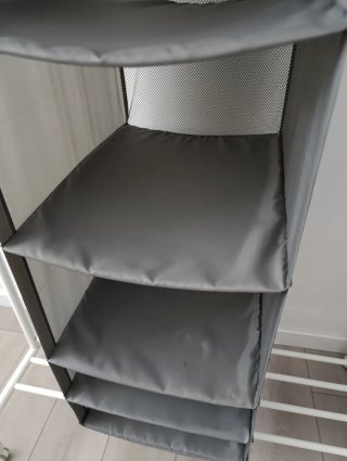 Perchero + organizador ikea
