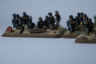Panzersturm Platoon flames of war GE848 painted