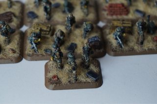 Panzersturm Platoon flames of war GE848 painted