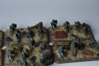 Panzersturm Platoon flames of war GE848 painted