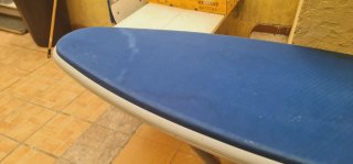 Plancha y tabla de planchar. Funcionando.