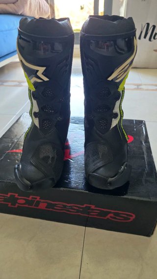 Botas Alpinestars Supertech R Negras Naranja