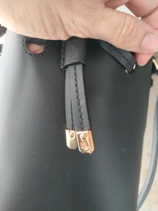 Bolso Lauren Ralph Lauren Negro Piel Mediano