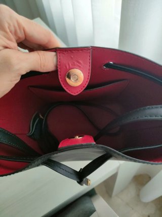 Bolso Lauren Ralph Lauren Negro Piel Mediano