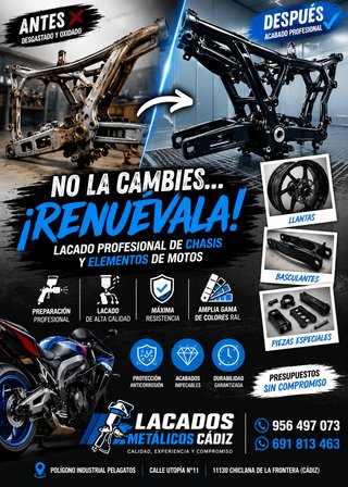 Lacado y restauración de motos