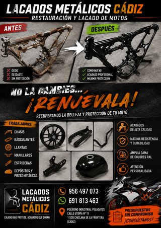 Lacado y restauración de motos