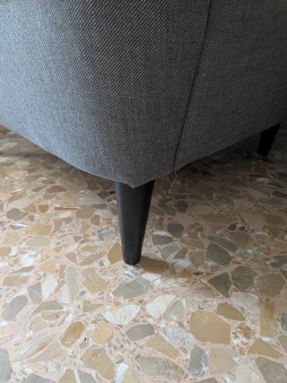 Sillón Orejero Ikea Strandmon Gris Oscuro