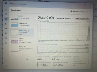 HP Laptop Intel Core i7 Plata