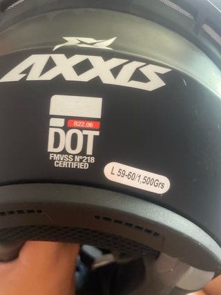 Casco Moto Axxis Negro