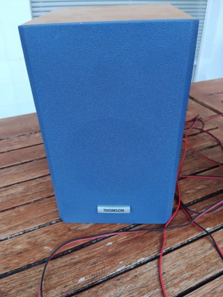 Altavoces Thomson Azul y Marrón
