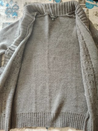 Cardigan uomo SELECT grigio taglia M