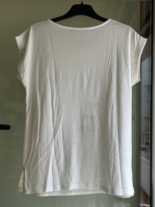 Camiseta Sfera floral blanca