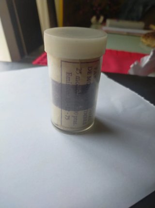 Cartucho 25 monedas 100pts Fábrica Nacional