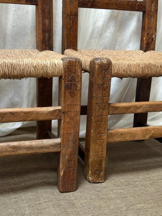 Sillas Aragonesas de Madera y Yute