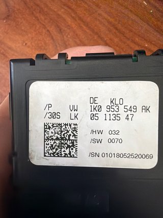 Módulo Control Volante VW 1K0 953 549 AK