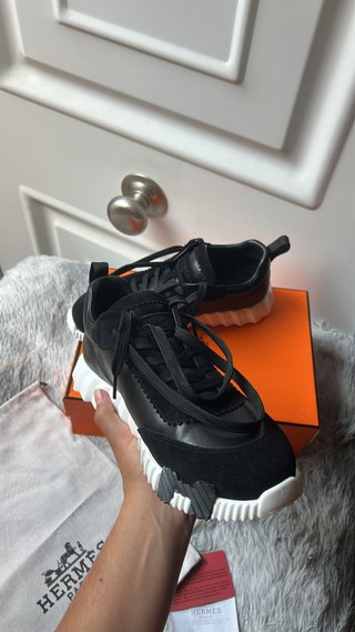 Hermès Bouncing Zapatillas Negras Talla 41